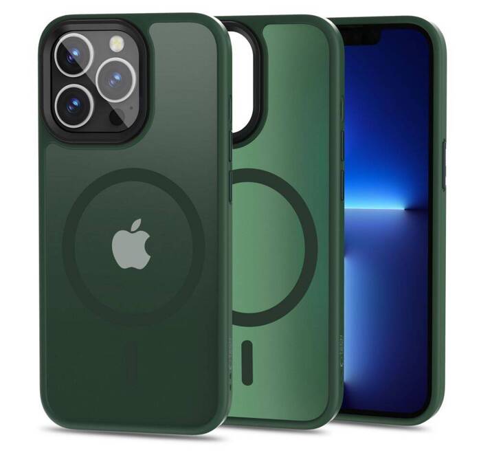 Etui iPhone 13 Pro Tech-Protect Magmat Magsafe matowe zielone