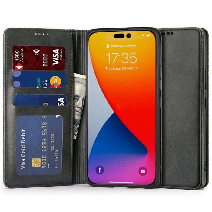 Etui iPhone 14 Pro Tech-protect Wallet Magnet Czarny
