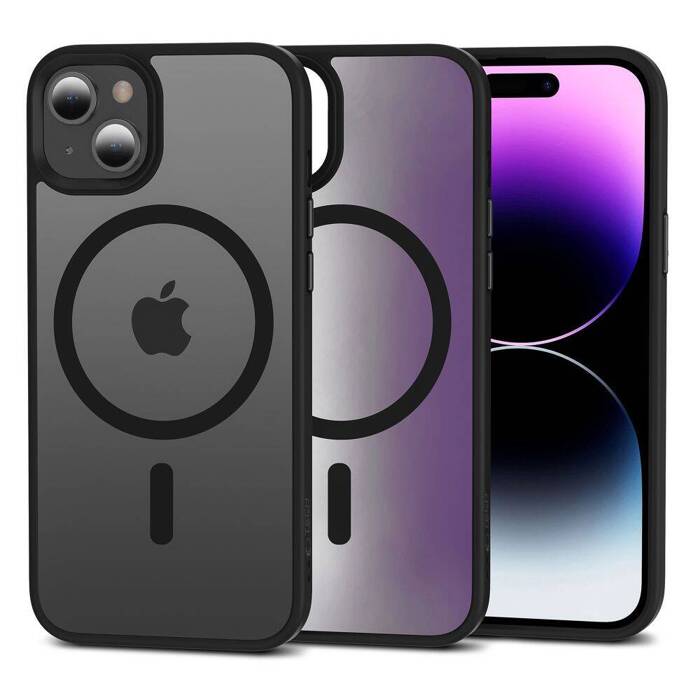 Etui iPhone 15 Plus Tech-protect Magmat Magsafe Matte Czarny Case