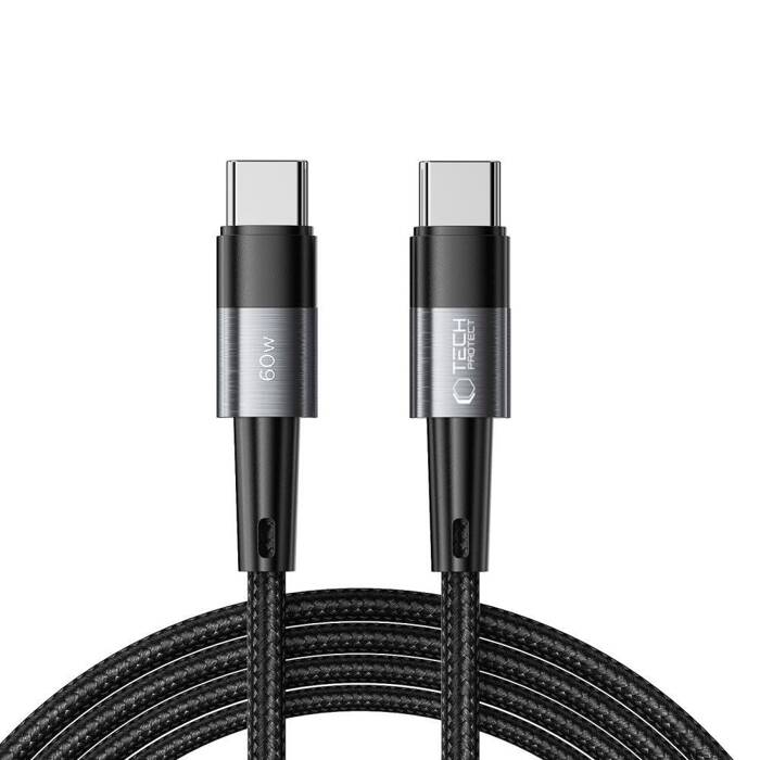 Kabel Ultraboost Tech-Protect USB-C Cable PD60W/3A 200cm szary