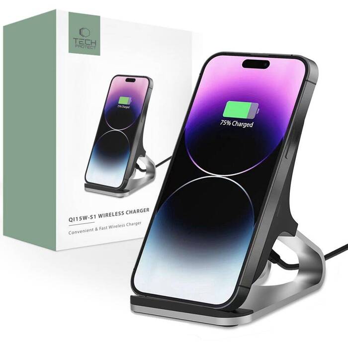 Ładowarka QI15W-S1 Tech-Protect Wireless Charger 15W czarny