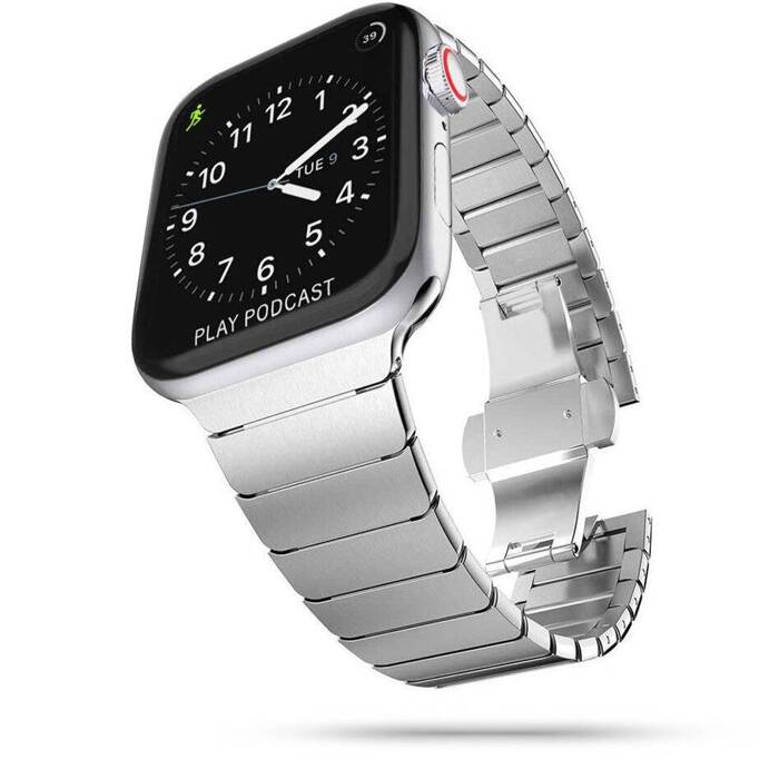 Pasek Apple Watch 1/2/3/4 TECH-PROTECT Linkband 42/44 Mm Srebrny Silver