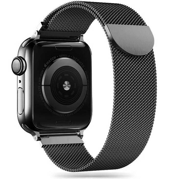 Pasek Apple Watch 1/2/3/4 TECH-PROTECT Milaneseband 42/44 Mm Czarny Black