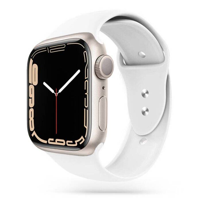 Pasek Apple Watch 1/2/3/4 TECH-PROTECT Smoothband 42/44 Mm Biały