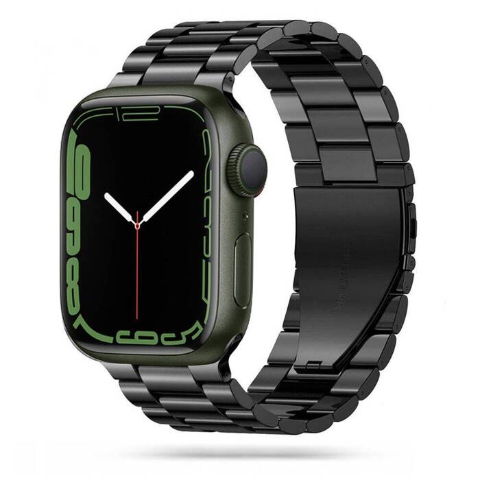 Pasek Apple Watch 1/2/3/4 TECH-PROTECT Stainless Czarny Black 42/44 Mm