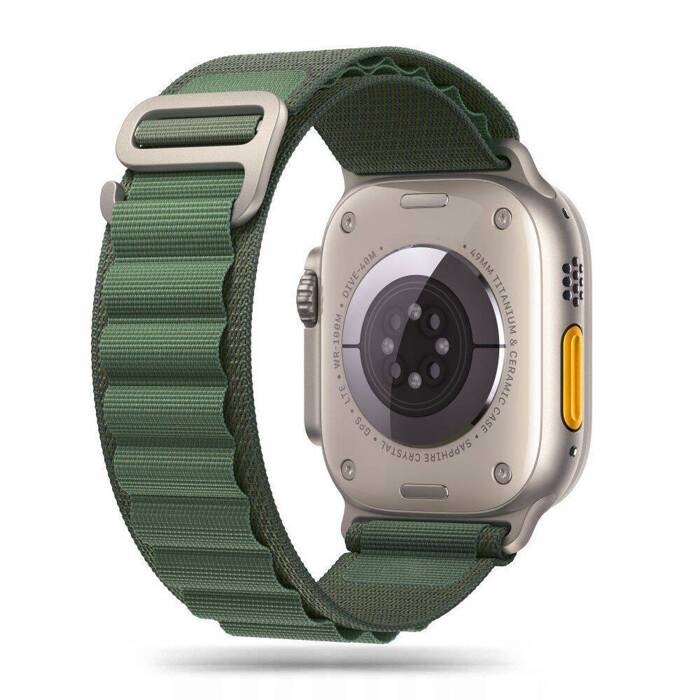 Pasek Apple Watch 4 / 5 / 6 / 7 / 8 / Se Tech-protect Nylon Pro (38 / 40 / 41 Mm) Wojskowy Zielony