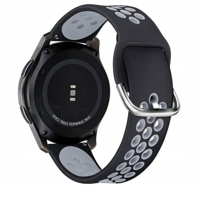 Pasek Samsung Galaxy Watch 3 TECH-PROTECT Softband Czarny / Szary