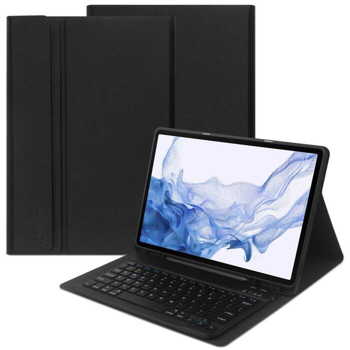 Pen + Keyboard Galaxy Tab S7+ Plus / S8+ Plus / S7 Fe Tech-protect Sc 12.4 Czarny